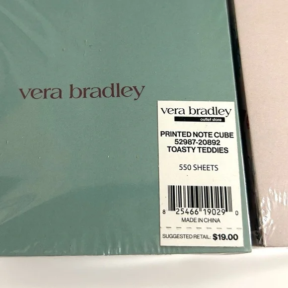 Vera Bradley note cube - Picture 4 of 4